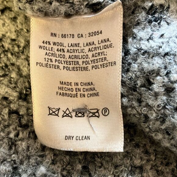 ANTHROPOLOGIE M Angel of the North Wool Blend Nubby Cowl Neck Sweater - Picture 6 of 15